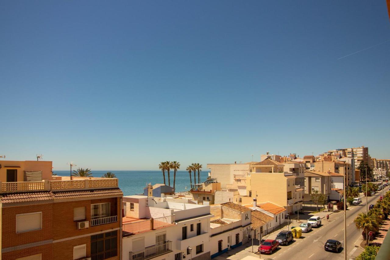 A View Of The Beach Duplex Málaga Exterior foto